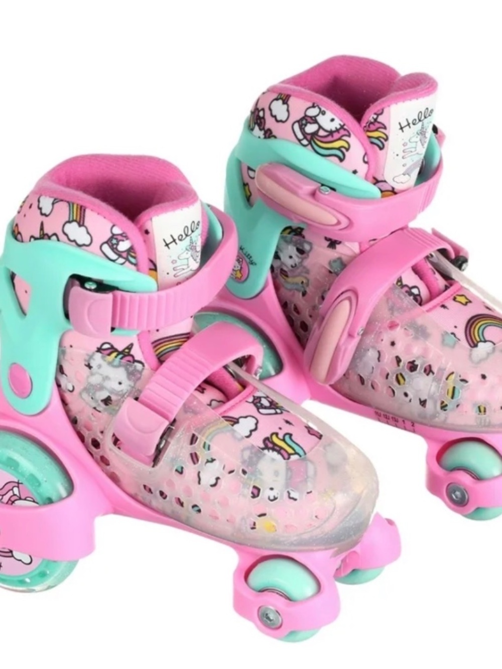 Hello Kitty EZ Roll Adjustable Roller Skates by Roller Derby, Size 11-2